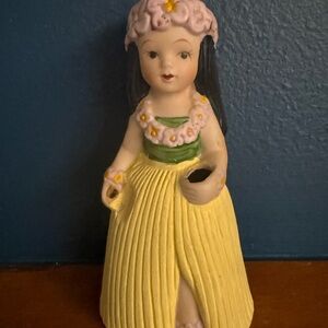 Ceramic Hula Girl Figurine